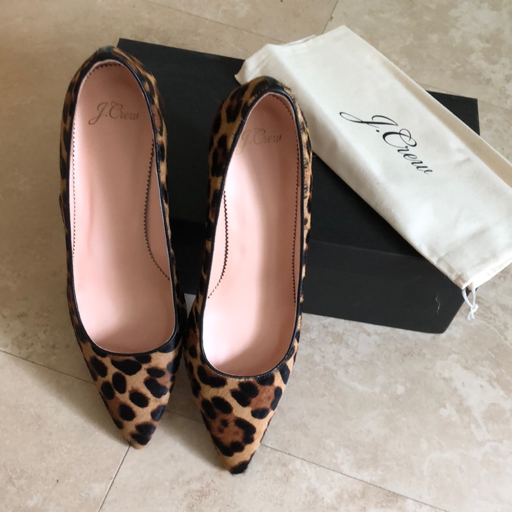 J Crew Pointed block heel pumps, 8.5 NWT